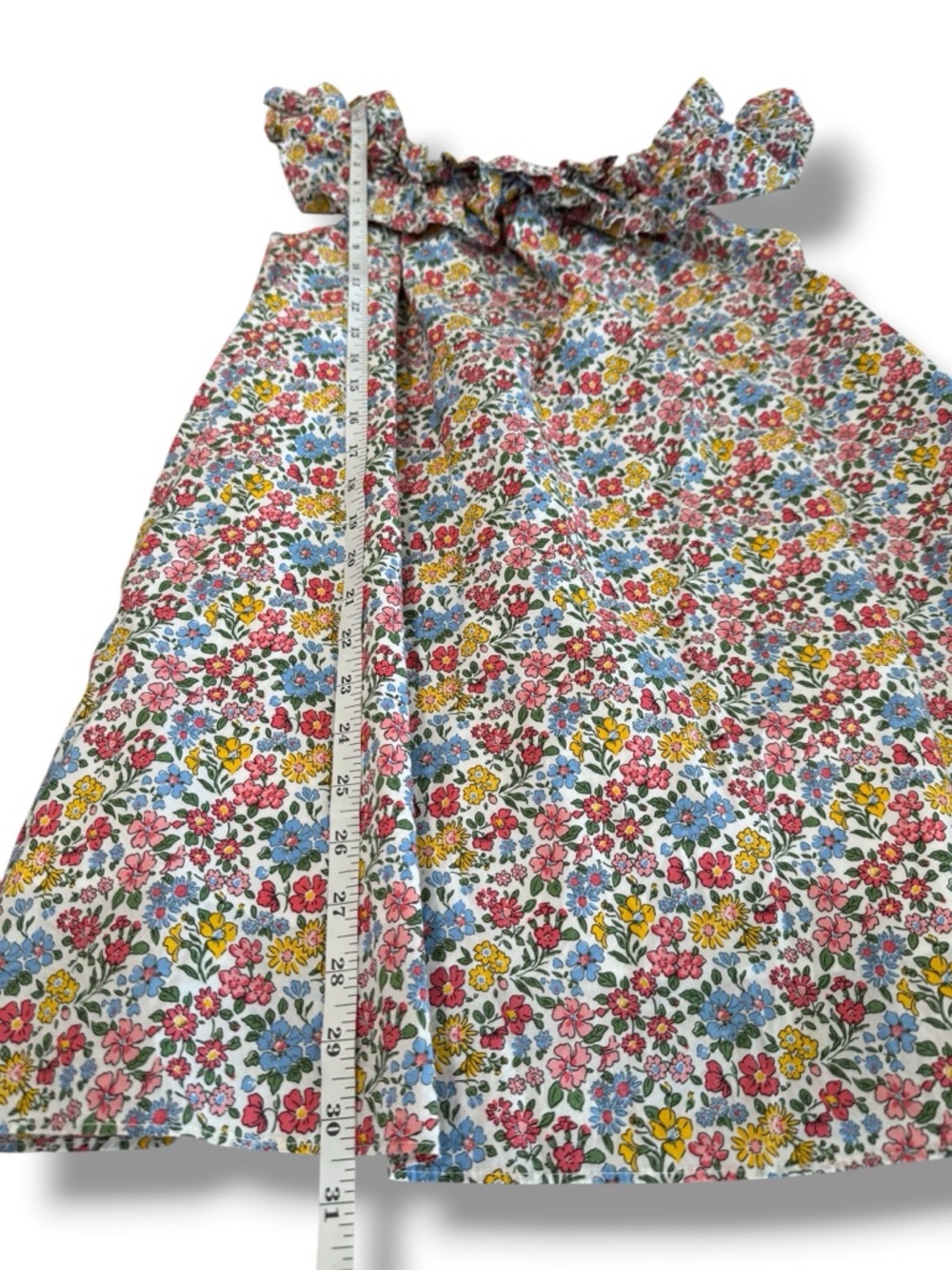 Hyacinth House Maria 100% Cotton Floral Multi Ruffle Mini Dress Size Xs - Picture 11 of 11
